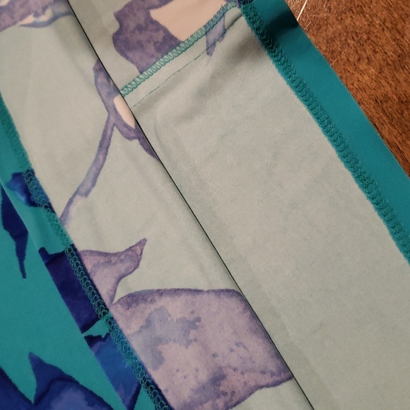 Lauren Ralph Lauren Blue Floral Draper Aline Spring Summer Sleeveless Dress Sz 6 - Picture 2 of 7